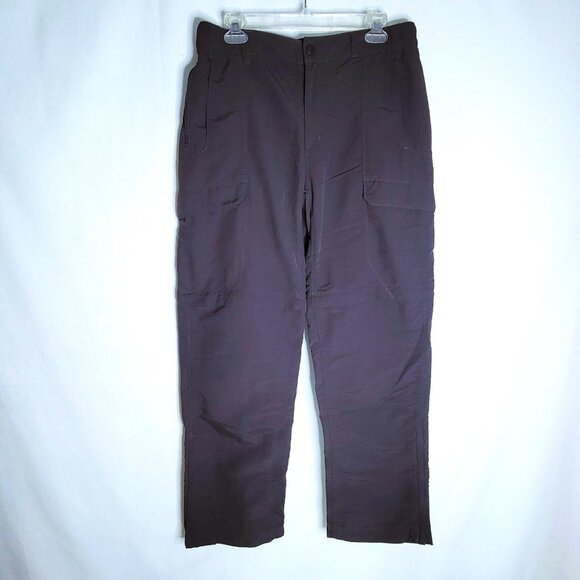 North Face Convertible Pants Mens Medium Gray Cargo Hiking Zip Off Outdoor Nylon - Picture 1 of 16